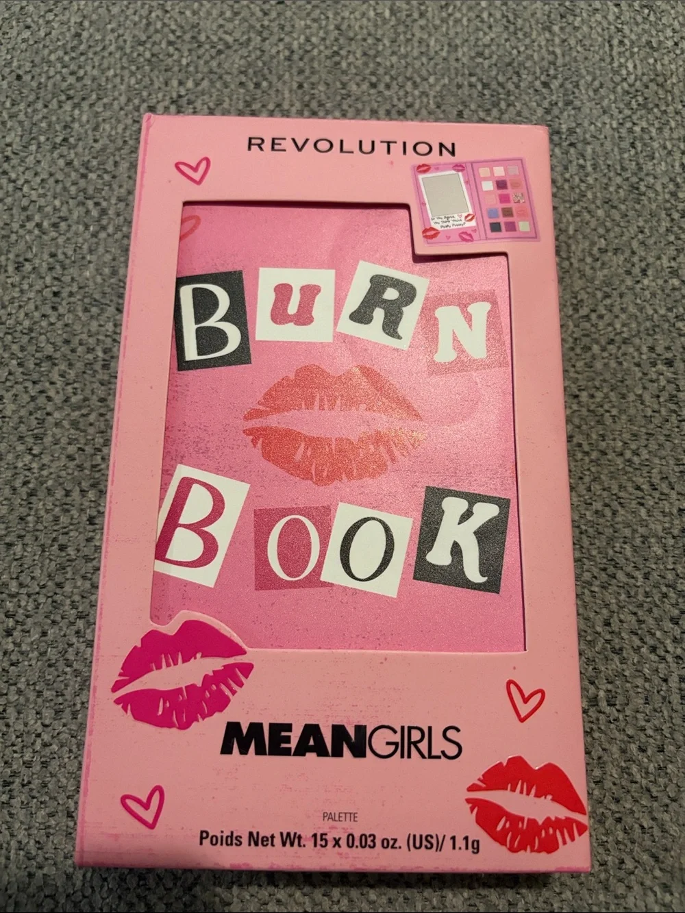 Revolution Pink 'Burn Book' Themed Eyeshadow Palette